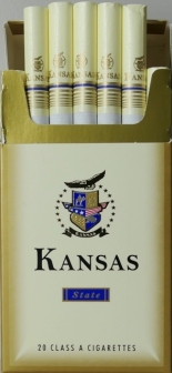 Kansas Blue 100's (Канзас синий сотка) (duty free) 0
