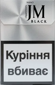 JM black nano slims (Джей Эм черный нано слимс) (акциз МРЦ 66.00 грн)