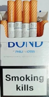  BOND PHILIP MORRIS Целлофан (Бонд Филип Моррис синие) (duty free)  0