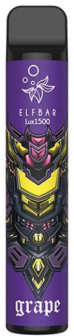 Одноразова Pod система Elf Bar Lux 1500 Grape 50 мг 850 маг 0