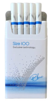 OK Blue size 100 (ОК синий 100 миллиметровые). (duty free) 0