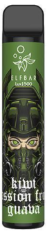 Одноразова pod система Elf Bar Lux 1500 Kiwi Passion fruit Guava 50 мг 850 маг 0