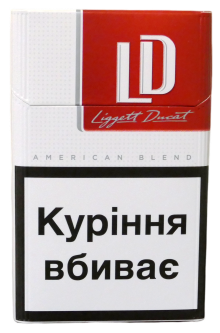 «LD Ligget Ducat red» (ЛД красный). (МРЦ 65,00) (Без марки)