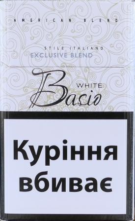 ORIGINAL! Цигарки "Bacio white" ("Басіо білий") Акциз!