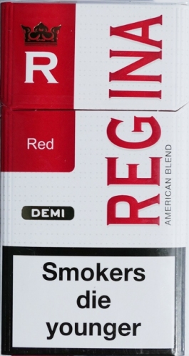 Цигарки "Regina" Red Demi (Регіна червона Демі) Ціна за блок (10 пачок)