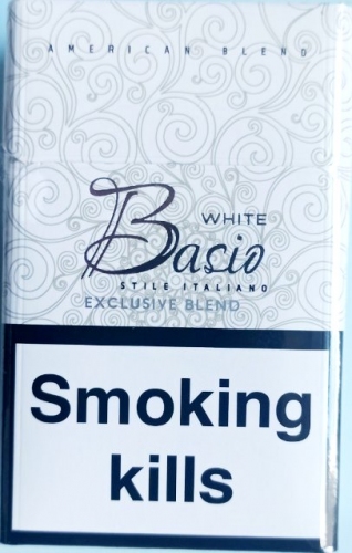 ORIGINAL! Цигарки "Bacio white" Картон ("Басіо білий") duty free. Ціна за блок (10 пачок)