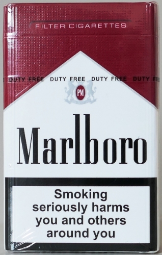 Сигареты "Marlboro Red" ("Мальборо Красный") целлофан (Duty Free) Цена за блок (10 пачек)