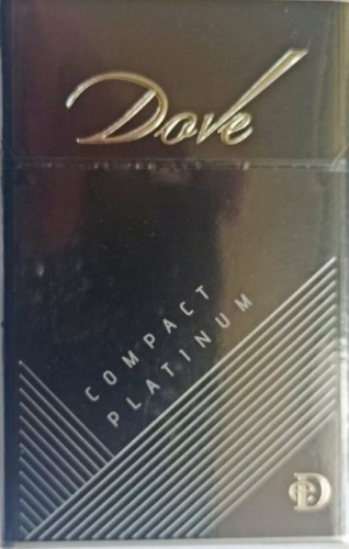 Сигареты "Dove" compact platinum (Дав платинум) (Duty Free). Цена за блок (10 пачек)