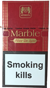 Сигареты "Marble demi Filter De Luxe red" (Марбле красный деми) Цена за блок (10 пачек)
